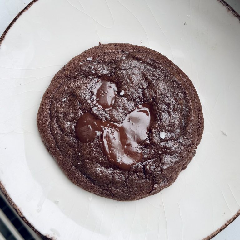 Single Serve Double Chocolate Cookies