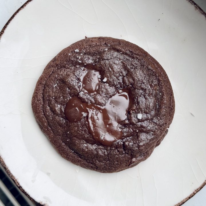 Single Serve Double Chocolate Chip Cookies