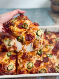 Easy Detroit Style Pizza
