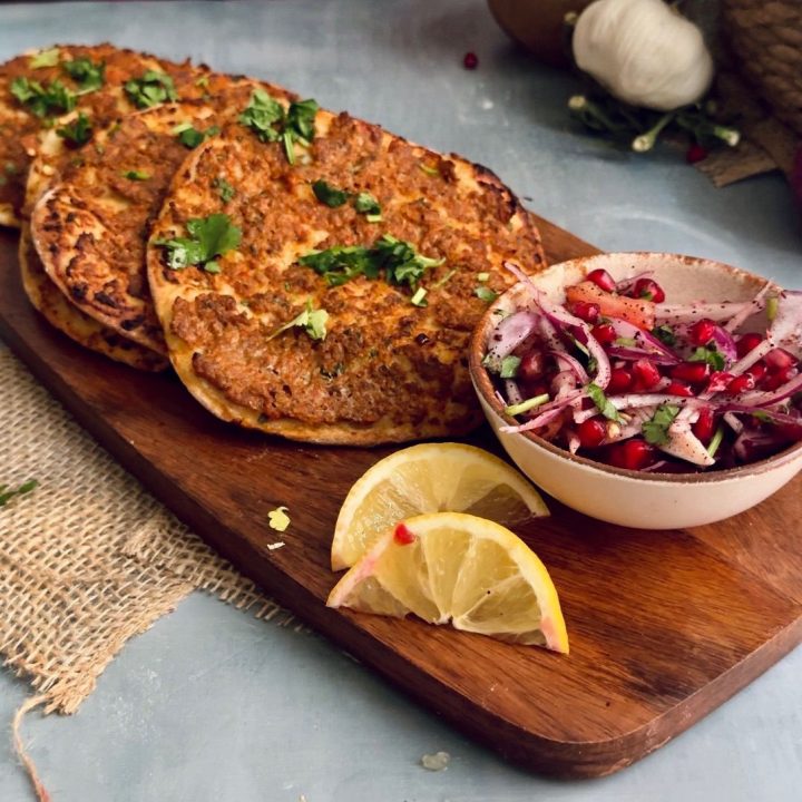 Turkish Lahmacun Recipe (Turkish pizza)