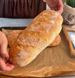 Ciabatta Style Bread Loaf (Same Day)