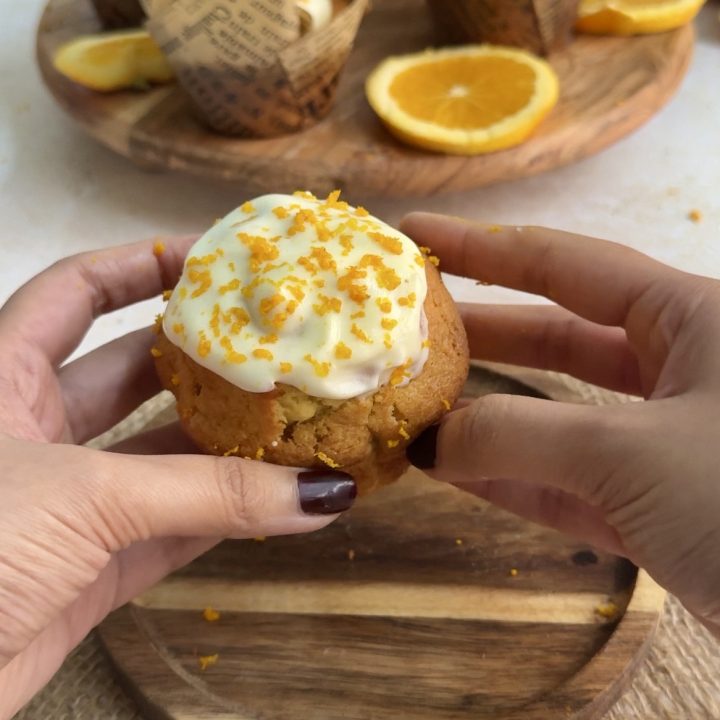 Orange Muffins With Orange Glaze