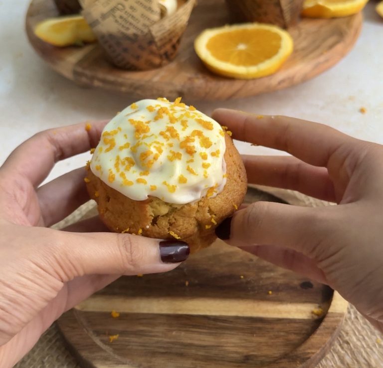 Orange Muffins With Orange Glaze