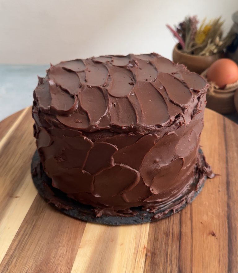 Dark Chocolate Ganache Cake​