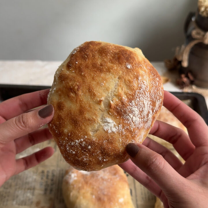 Bakery-Style No-Knead Bread Rolls