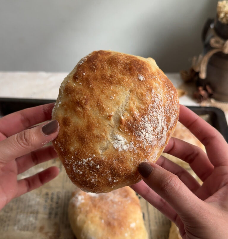 Bakery-Style No-Knead Bread Rolls