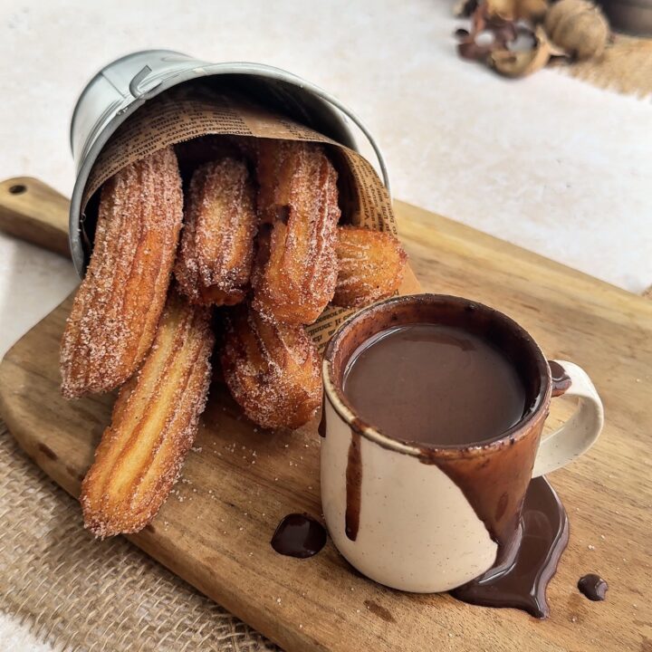 Churros with Chocolate Sauce