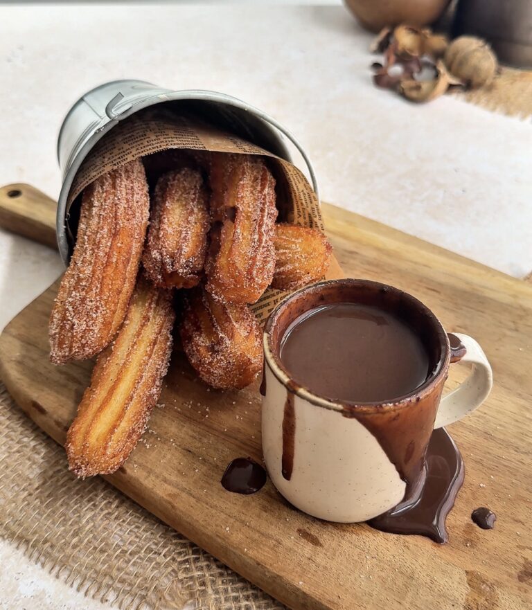 Churros with Chocolate Sauce