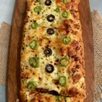 Cheesy Jalapenos and Chicken Stuffed Bread