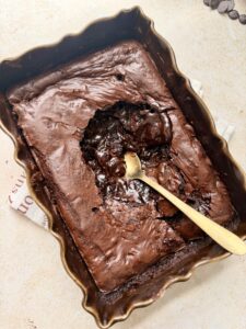 Brown Butter Brownie Pudding