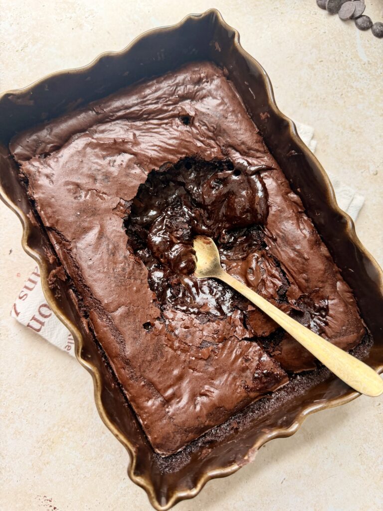 Brown Butter Brownie Pudding