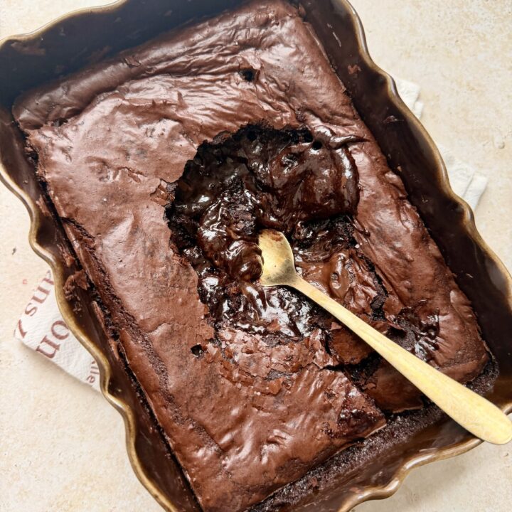 Brown Butter Brownie Pudding
