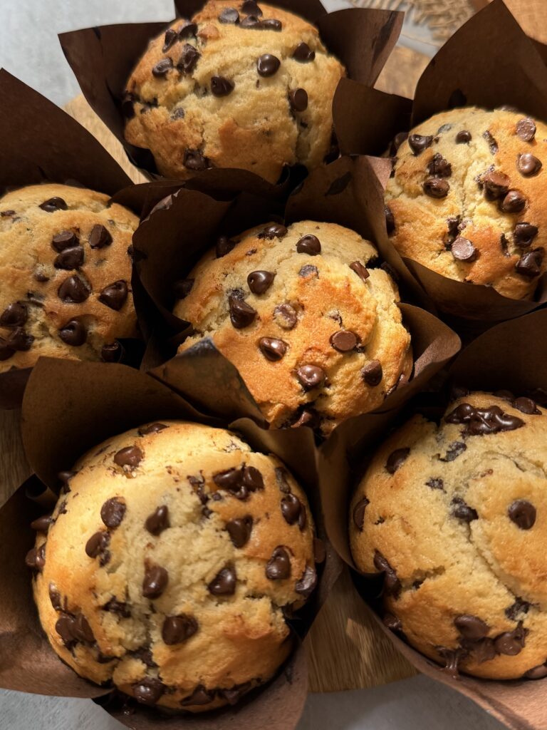 Bakery Style Chocolate Chip Muffins