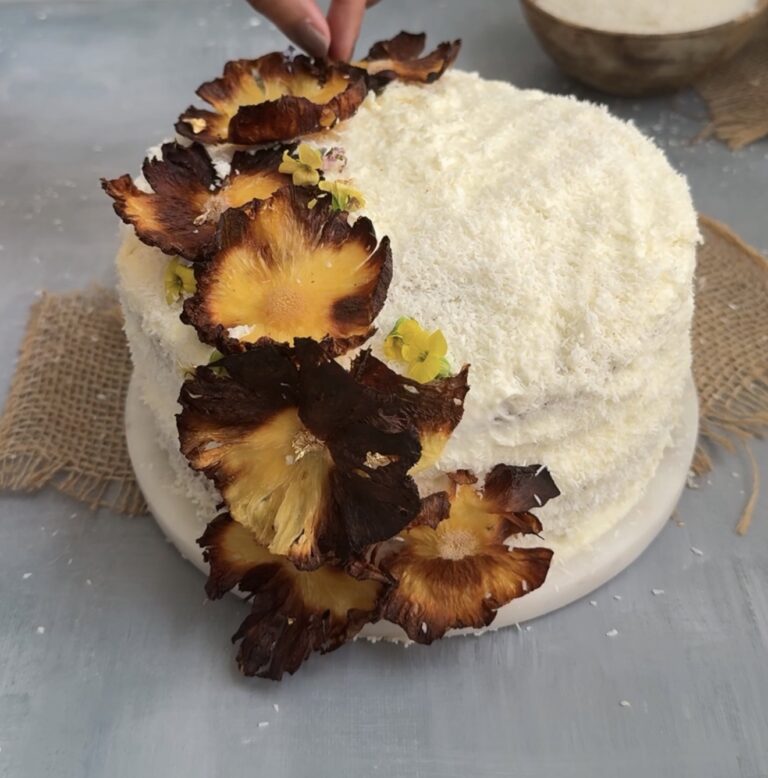 Pina colada cake