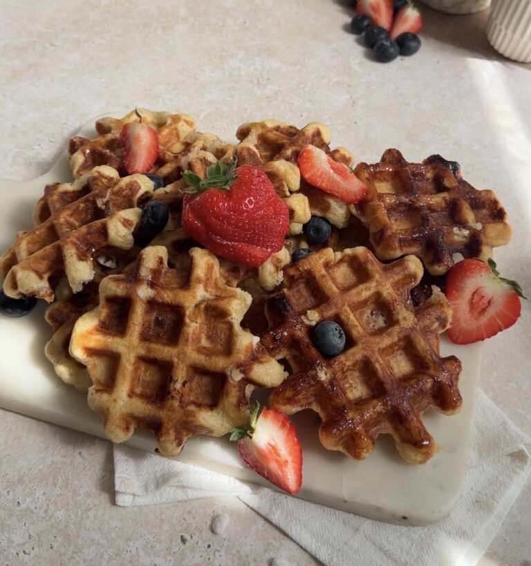 Authentic Belgian Waffles (Liège Waffles)