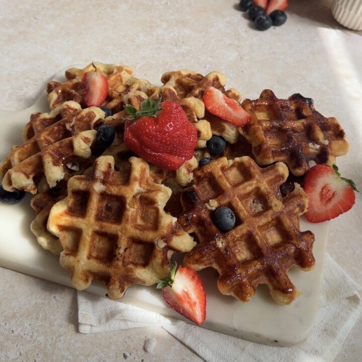 Authentic Belgian Waffles (Liège Waffles)