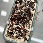 Hot chocolate fudge swirl cookies and cream icecream