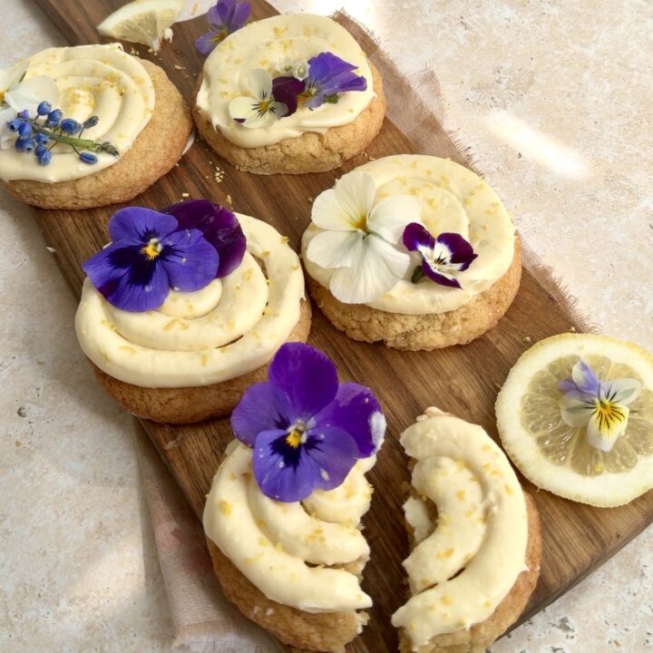 Lemon Cookie with Cream Cheese Frosting