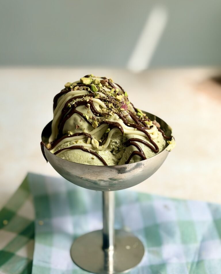 Homemade Pistachio Ice cream