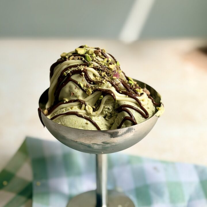 Homemade Pistachio Ice cream