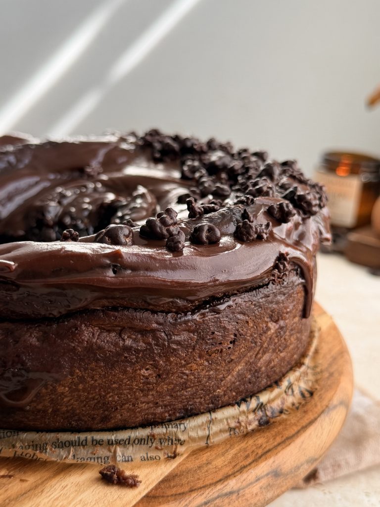 Double Chocolate Cinnamon Roll Cake